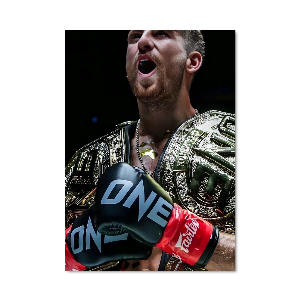 Poster Heavyweight Champion Conor – affiche Kick-boxing